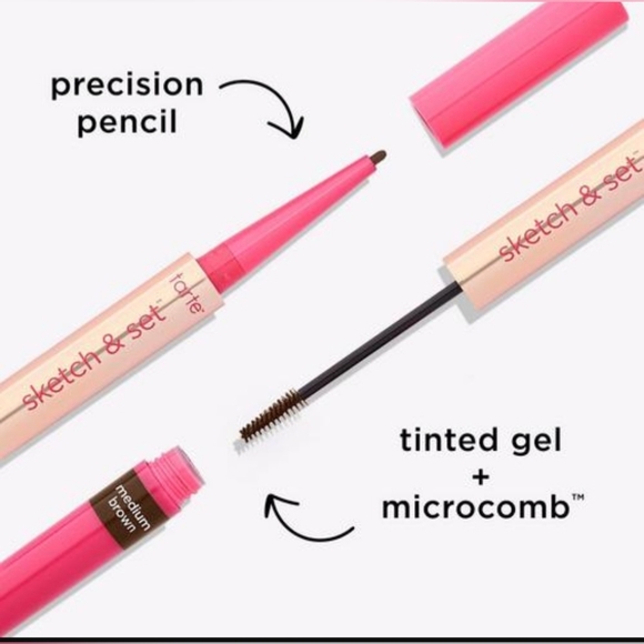 NWOT Golden Blonde Tarte Sketch & Set Brow Pencil and Tinted Gel pen - Picture 2 of 5